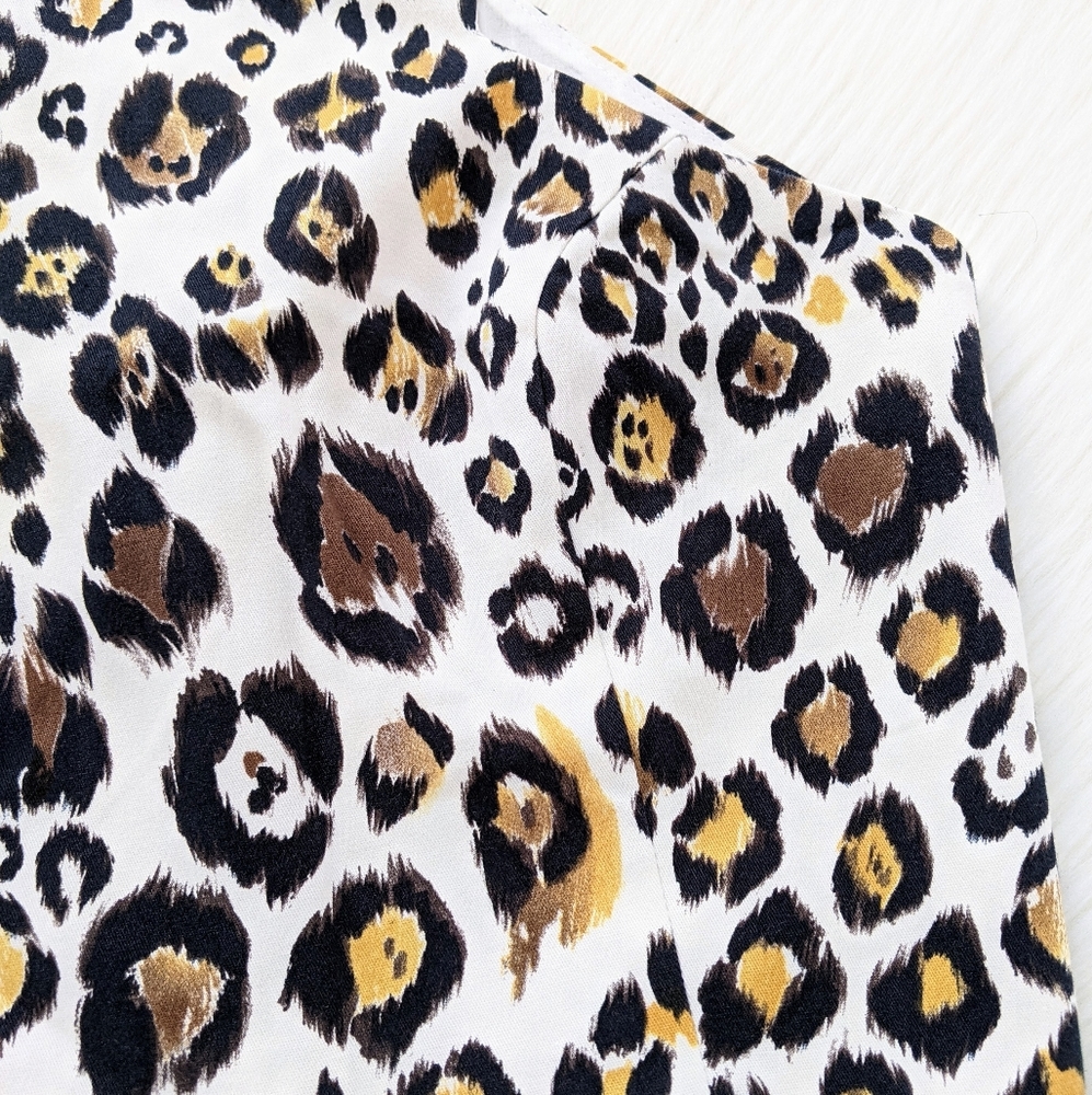 Line & Dot x Revolve Cyber Leopard Print Crop Top - Picture 10 of 14